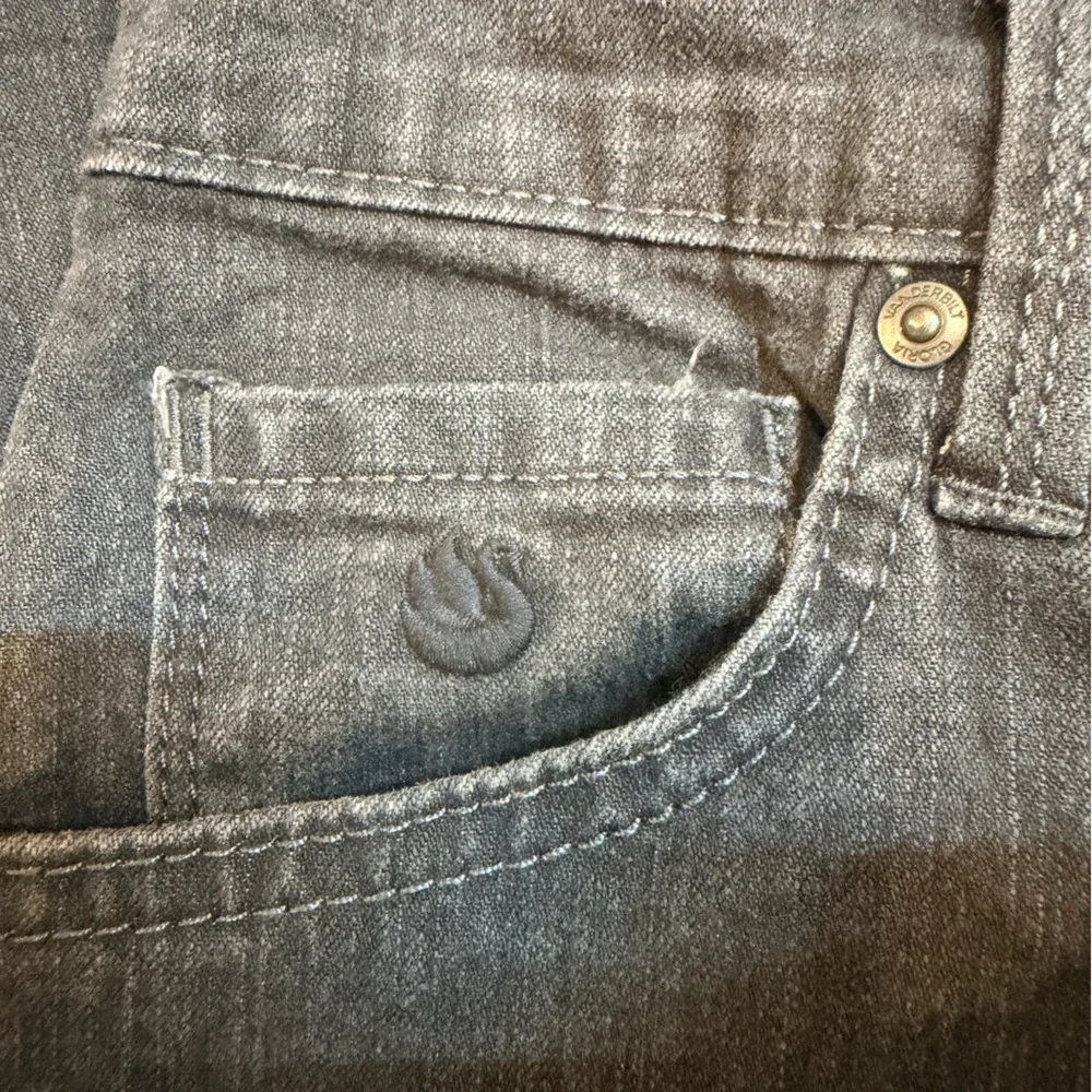 Gloria Vanderbilt Gray Stretch Jeans Size 6 Cropped/Ankle - Picture 2 of 11